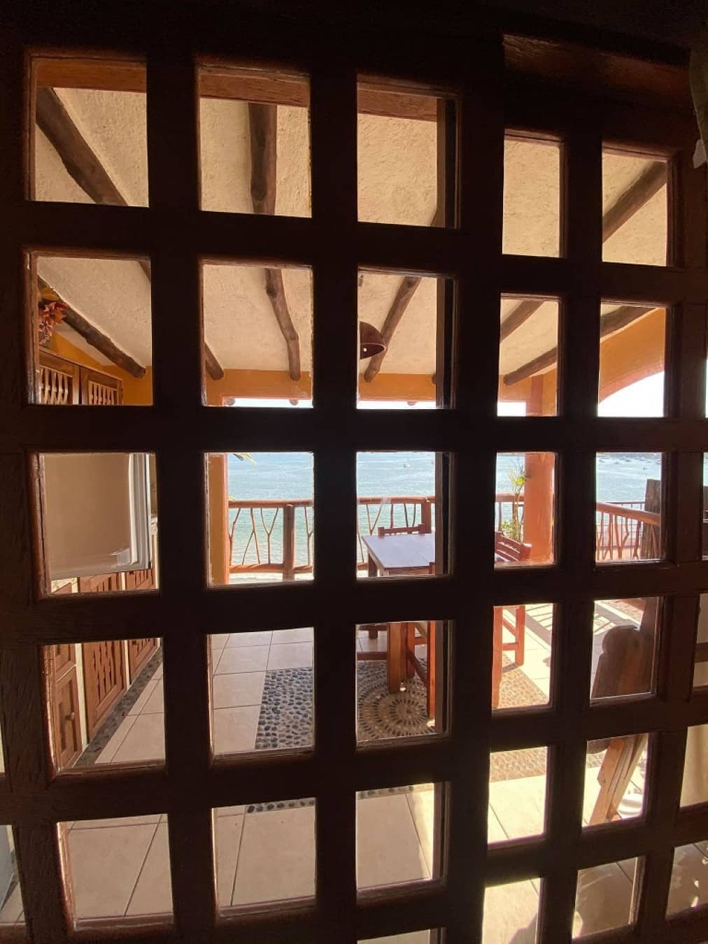 Vista del acceso a la Suite 15 – Casa Adriana